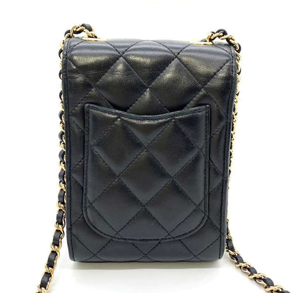 Top Quality Chanel Classic Matelasse Chain Shoulder Bag Black
