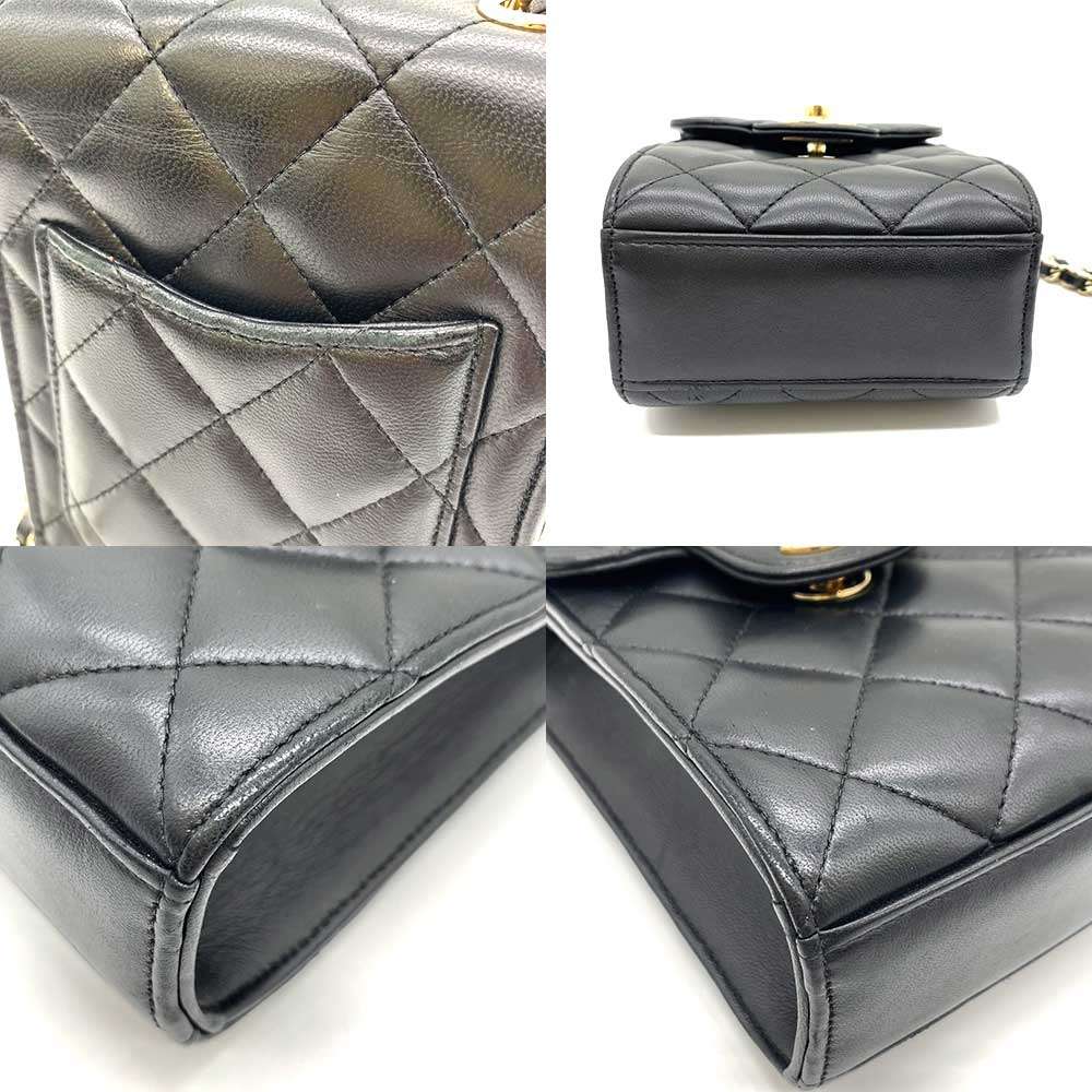 Top Quality Chanel Classic Matelasse Chain Shoulder Bag Black