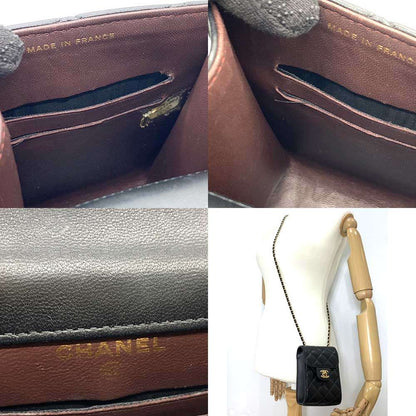 Top Quality Chanel Classic Matelasse Chain Shoulder Bag Black