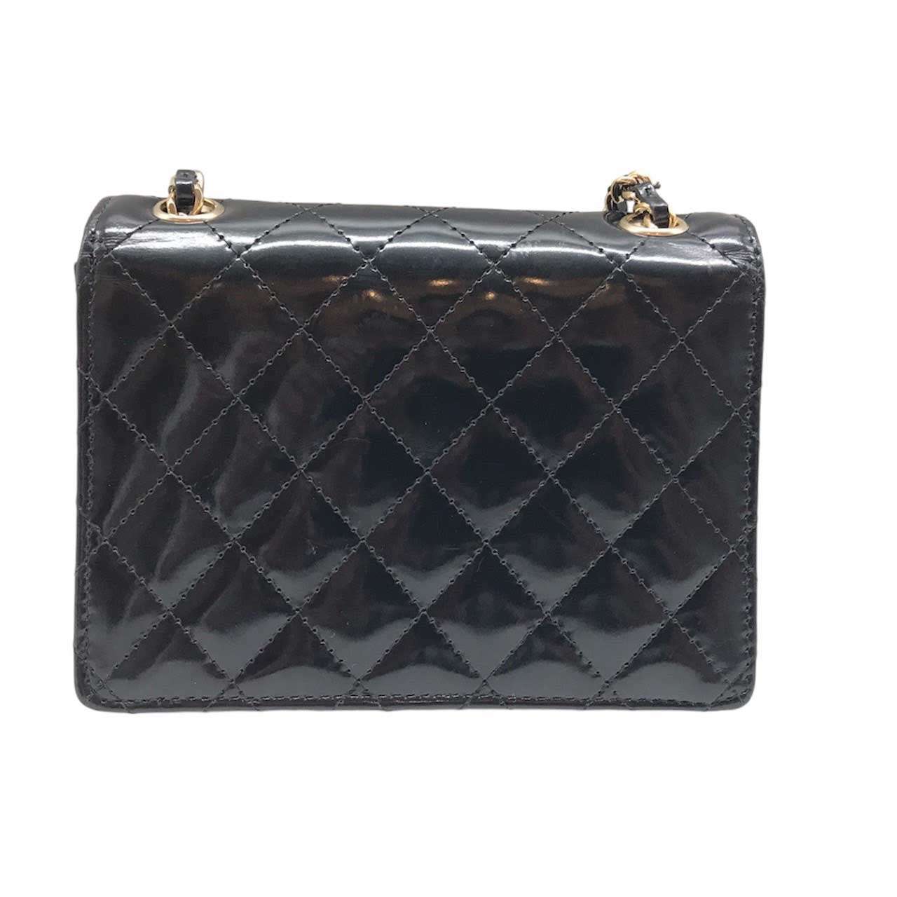 Top Quality Chanel Patent Mini Shoulder Bag Pouch