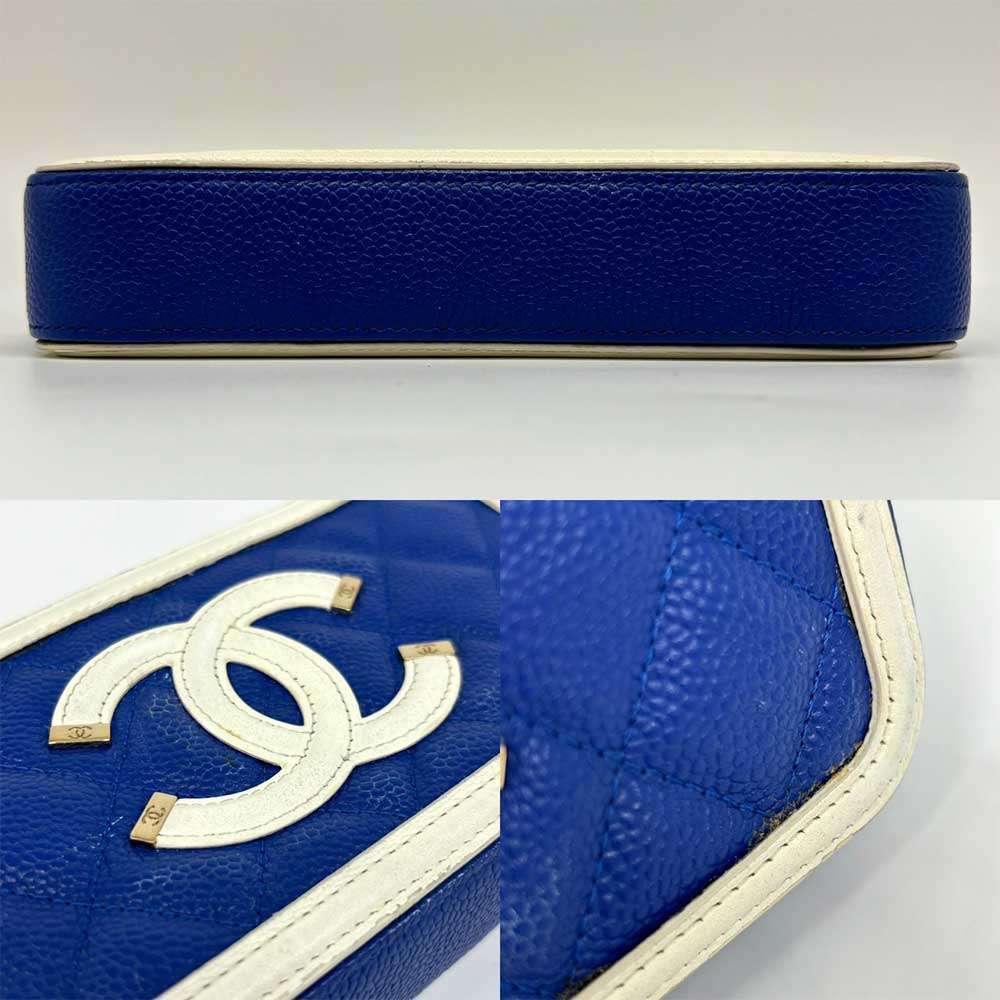 Top Quality Chanel Caviar Matelasse Filigree Shoulder Bag