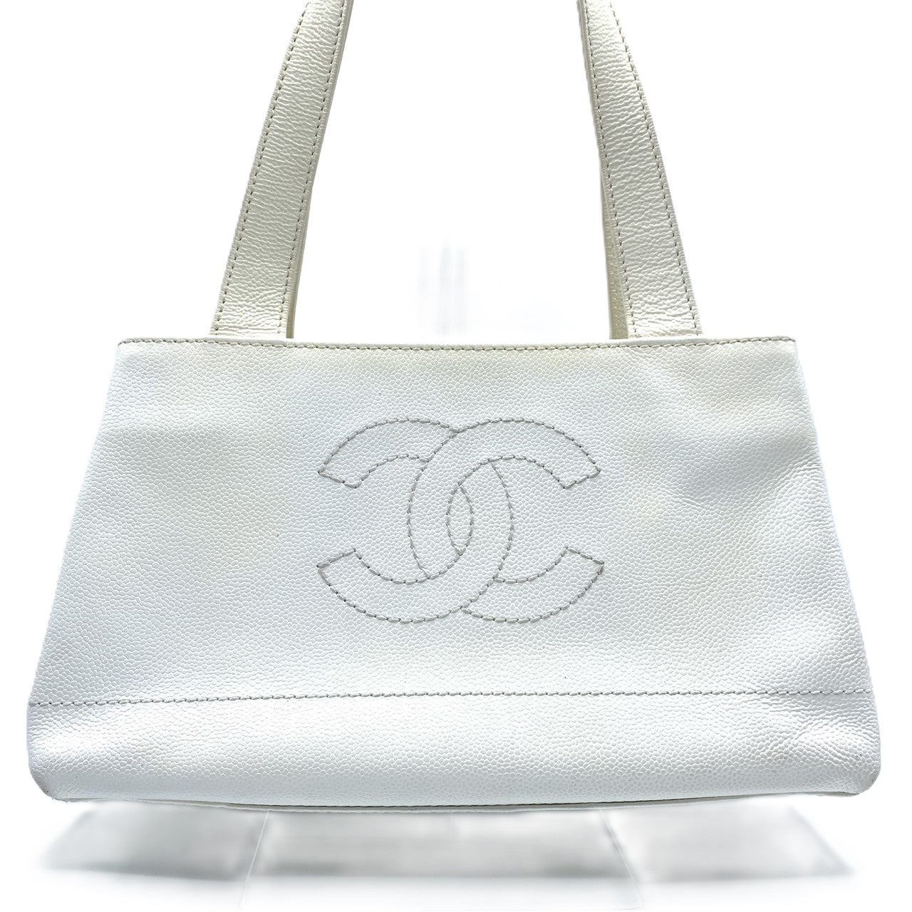 Top Quality Chanel Caviar Skin Coco Mark Tote Bag
