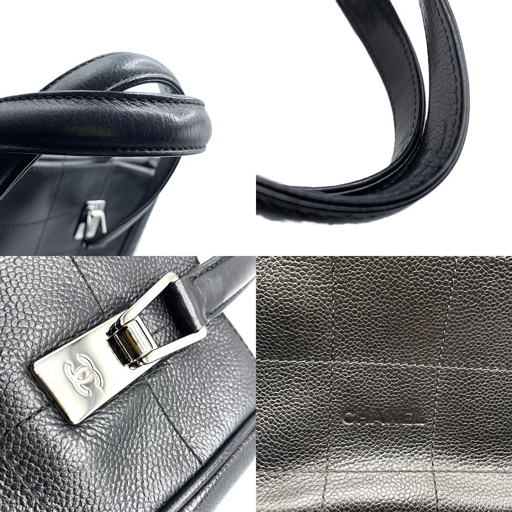 Top Quality Chanel Caviar Skin Tote Bag Black