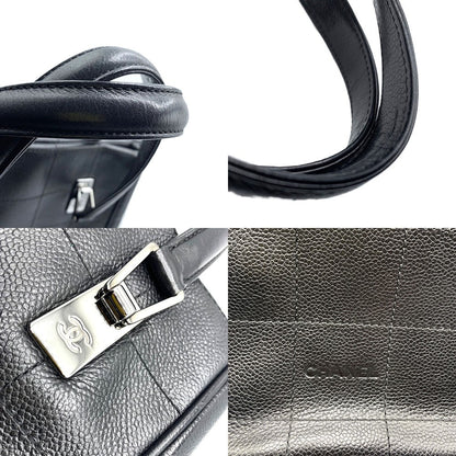 Top Quality Chanel Caviar Skin Tote Bag Black