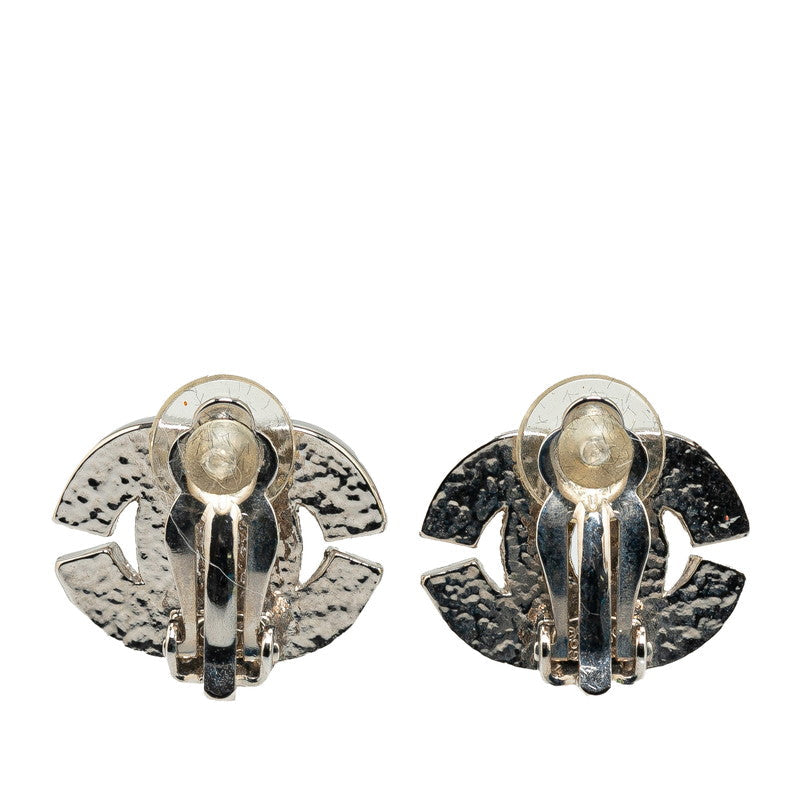Top Quality Chanel Coco Mark Rhinestone Bucket Earrings