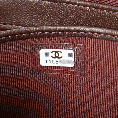 Top Quality Chanel Classic Long Flap Wallet Black Lambskin AP0241