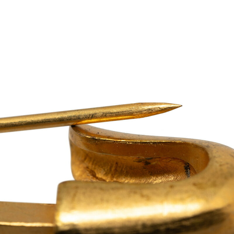 Top Quality Chanel Vintage Coco Mark Medal Pin Brooch Gold