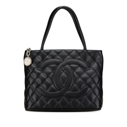 Top Quality Chanel Caviar Matelasse Coco Mark Tote Bag
