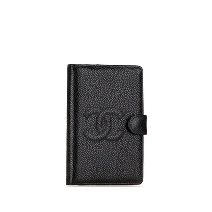 Top Quality Chanel Caviar Skin Coco Mark Notebook Cover Agenda