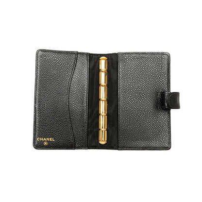 Top Quality Chanel Caviar Skin Coco Mark Notebook Cover Agenda