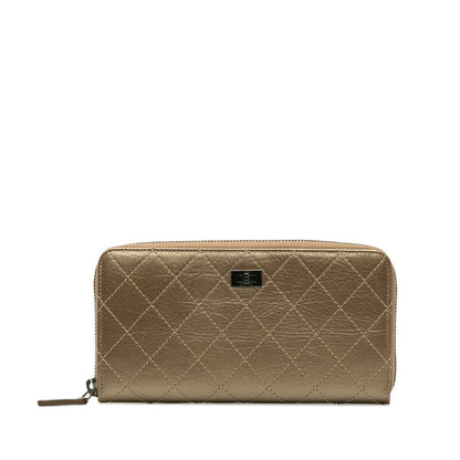 Top Quality Chanel Matelasse 2.55 Bronze Leather Long Wallet