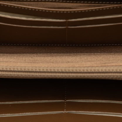 Top Quality Chanel Matelasse 2.55 Bronze Leather Long Wallet