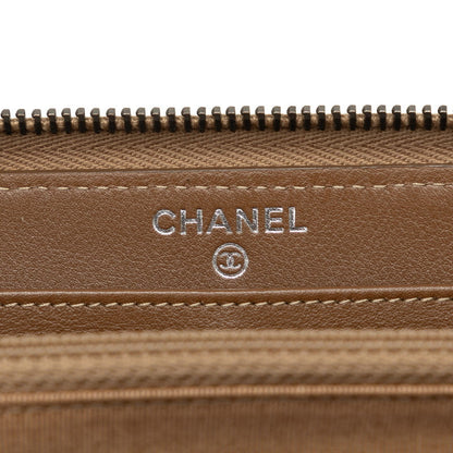 Top Quality Chanel Matelasse 2.55 Bronze Leather Long Wallet