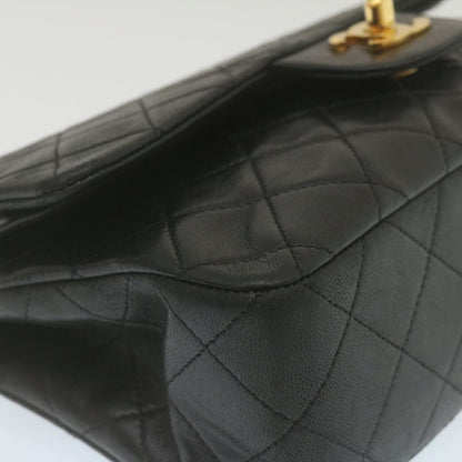 Top Quality Chanel Classic Matelasse 23 Chain New Shoulder Bag Lamb Skin Black Auth 67486A