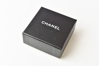 Top Quality Chanel Vintage Earrings Coco Mark Circle Gold/Black/Silver