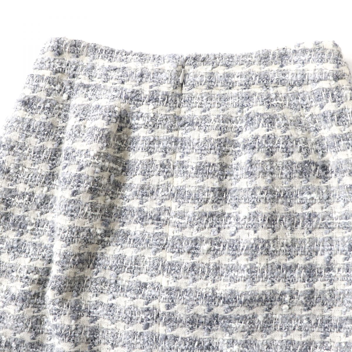 Top Quality Chanel Tweed Tight Skirt with COCO Mark Plate