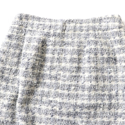 Top Quality Chanel Tweed Tight Skirt with COCO Mark Plate