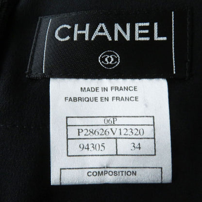 Top Quality Chanel Silk Pleated Skirt with COCO Mark Plate