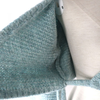 Top Quality Chanel Alpaca Blend Knit Cardigan Light Blue