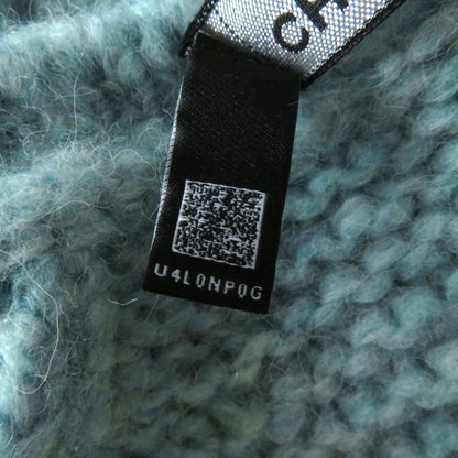 Top Quality Chanel Alpaca Blend Knit Cardigan Light Blue