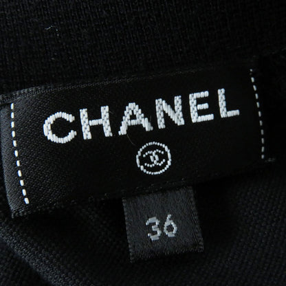 Top Quality Chanel Velvet Sweatshirt Border Pattern Black Gray Pink 36