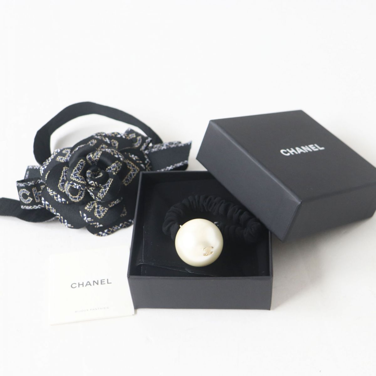 Top Quality Chanel Coco Mark Faux Pearl Hair Elastic