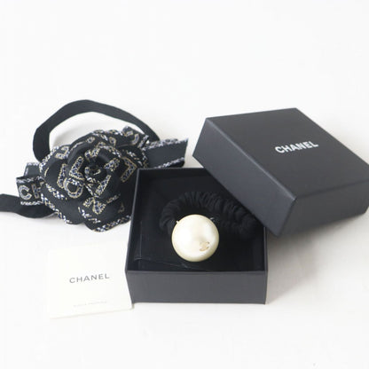 Top Quality Chanel Coco Mark Faux Pearl Hair Elastic