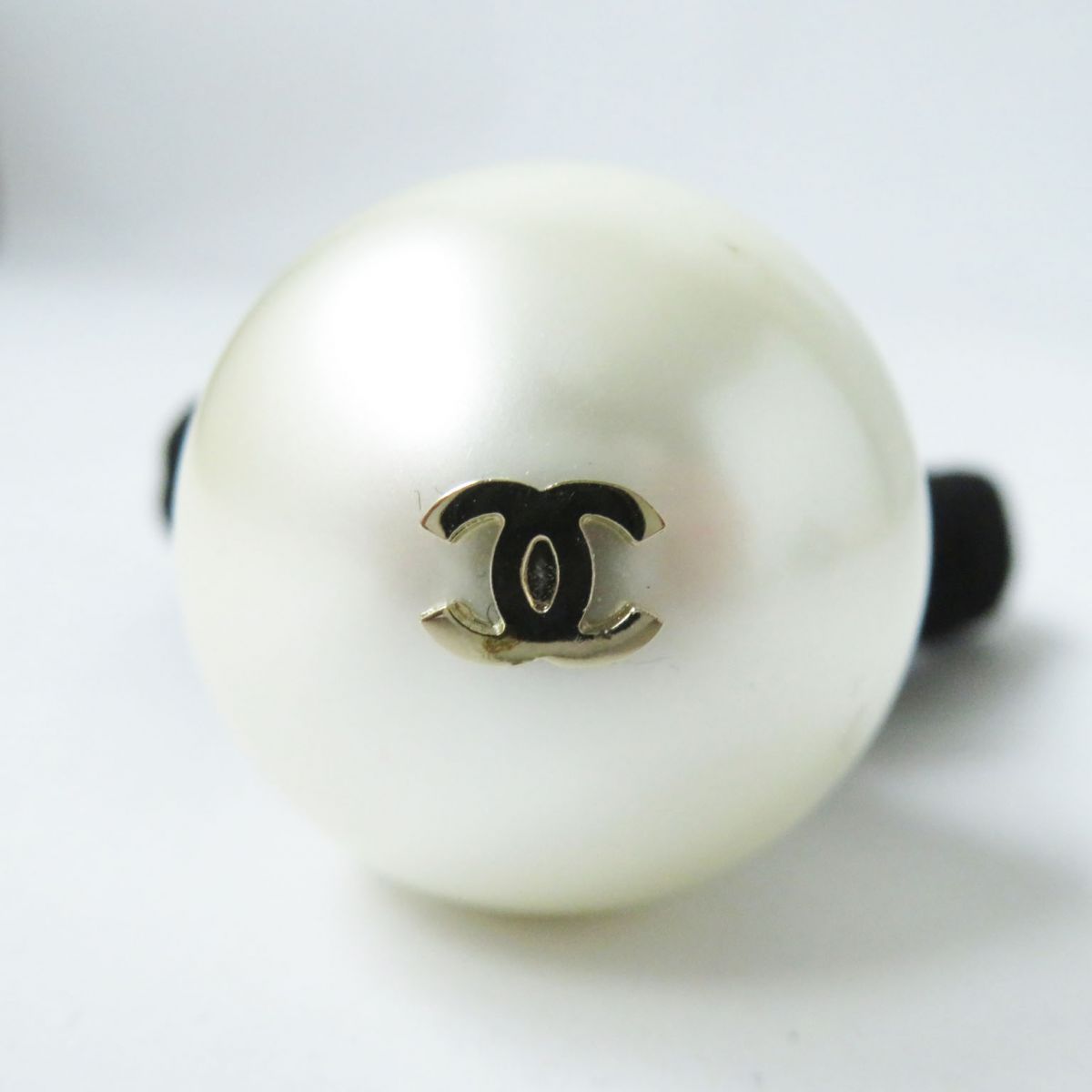 Top Quality Chanel Coco Mark Faux Pearl Hair Elastic