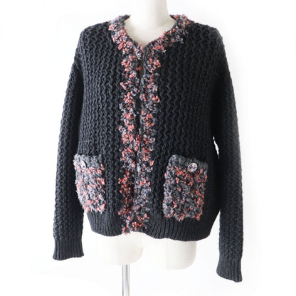 Top Quality Chanel Cashmere Cardigan COCO Mark Button