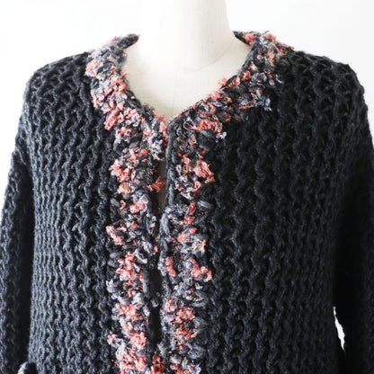 Top Quality Chanel Cashmere Cardigan COCO Mark Button