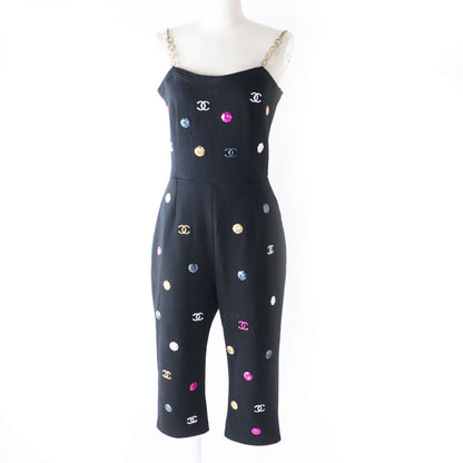 Top Quality Chanel COCO Mark Rhinestone Jumpsuit 38
