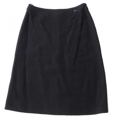 Top Quality Chanel Tweed Skirt Black 38