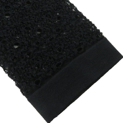 Top Quality Chanel COCO Mark Lace Cardigan Black 38