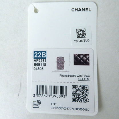 Top Quality Chanel Lambskin Phone Holder Chain Bag
