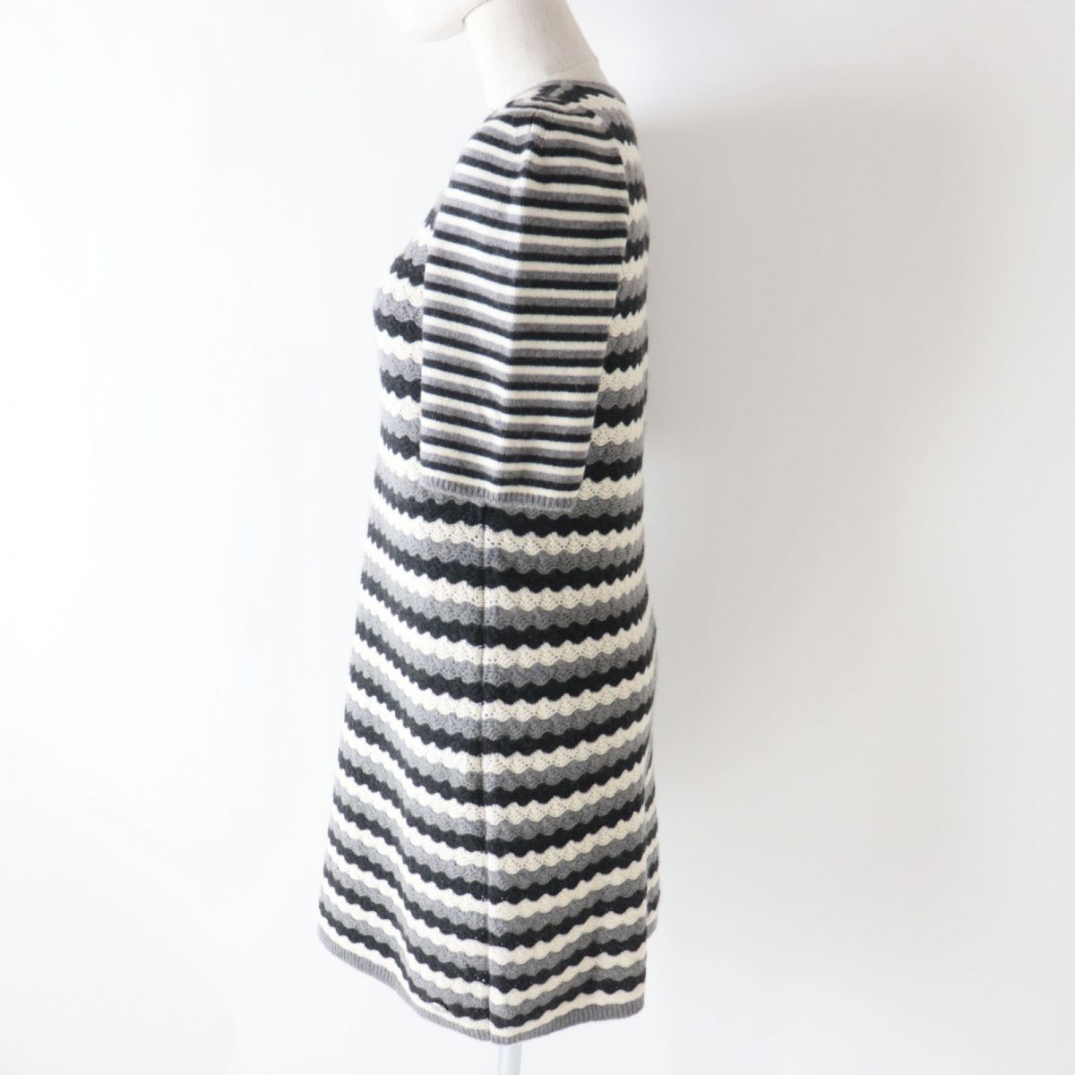Top Quality Chanel Cashmere Knit Dress COCO Mark Plate