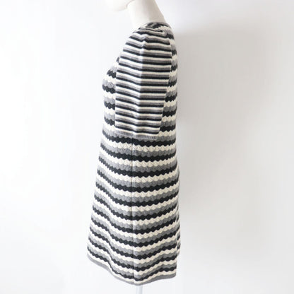 Top Quality Chanel Cashmere Knit Dress COCO Mark Plate