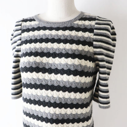Top Quality Chanel Cashmere Knit Dress COCO Mark Plate