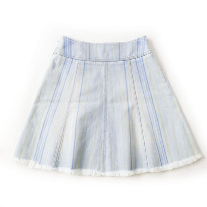 Top Quality Chanel Denim Skirt. A-line. Made in Italy