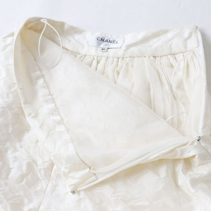 Top Quality Chanel 100% Silk Pleated Skirt COCO Mark 34