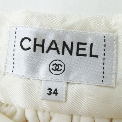 Top Quality Chanel 100% Silk Pleated Skirt COCO Mark 34