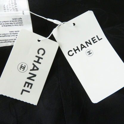Top Quality Chanel Cotton Trench Coat. COCO Mark Button. Navy