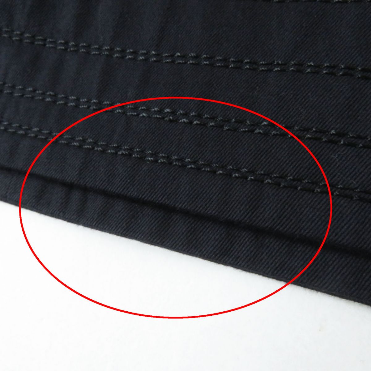 Top Quality Chanel Cotton Trench Coat. COCO Mark Button. Navy