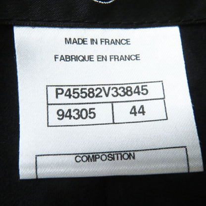 Top Quality Chanel Cotton Trench Coat. COCO Mark Button. Navy