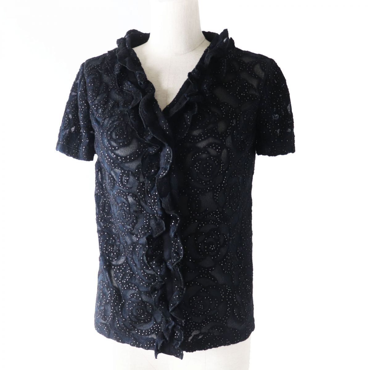 Top Quality Chanel COCO Mark Short Sleeve Cardigan P59341