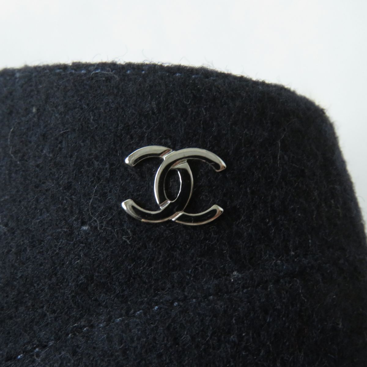 Top Quality Chanel COCO Mark Bicolor Wool Booties