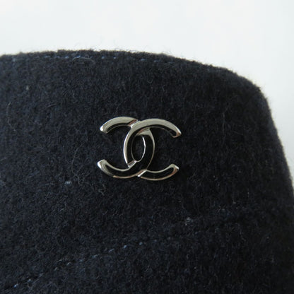 Top Quality Chanel COCO Mark Bicolor Wool Booties