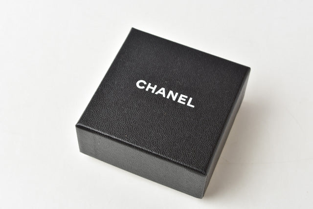 Top Quality Chanel Coco Mark Rhinestone Black Ring Size 12