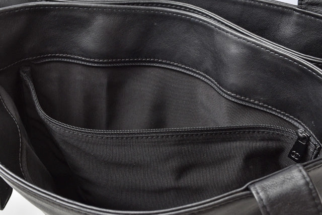 Top Quality Chanel Lamb Leather Shoulder/Handbag A4 Coco Mark Black