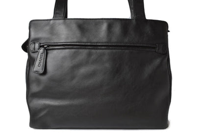 Top Quality Chanel Lamb Leather Shoulder/Handbag A4 Coco Mark Black