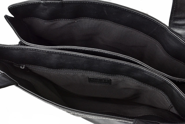 Top Quality Chanel Lamb Leather Shoulder/Handbag A4 Coco Mark Black